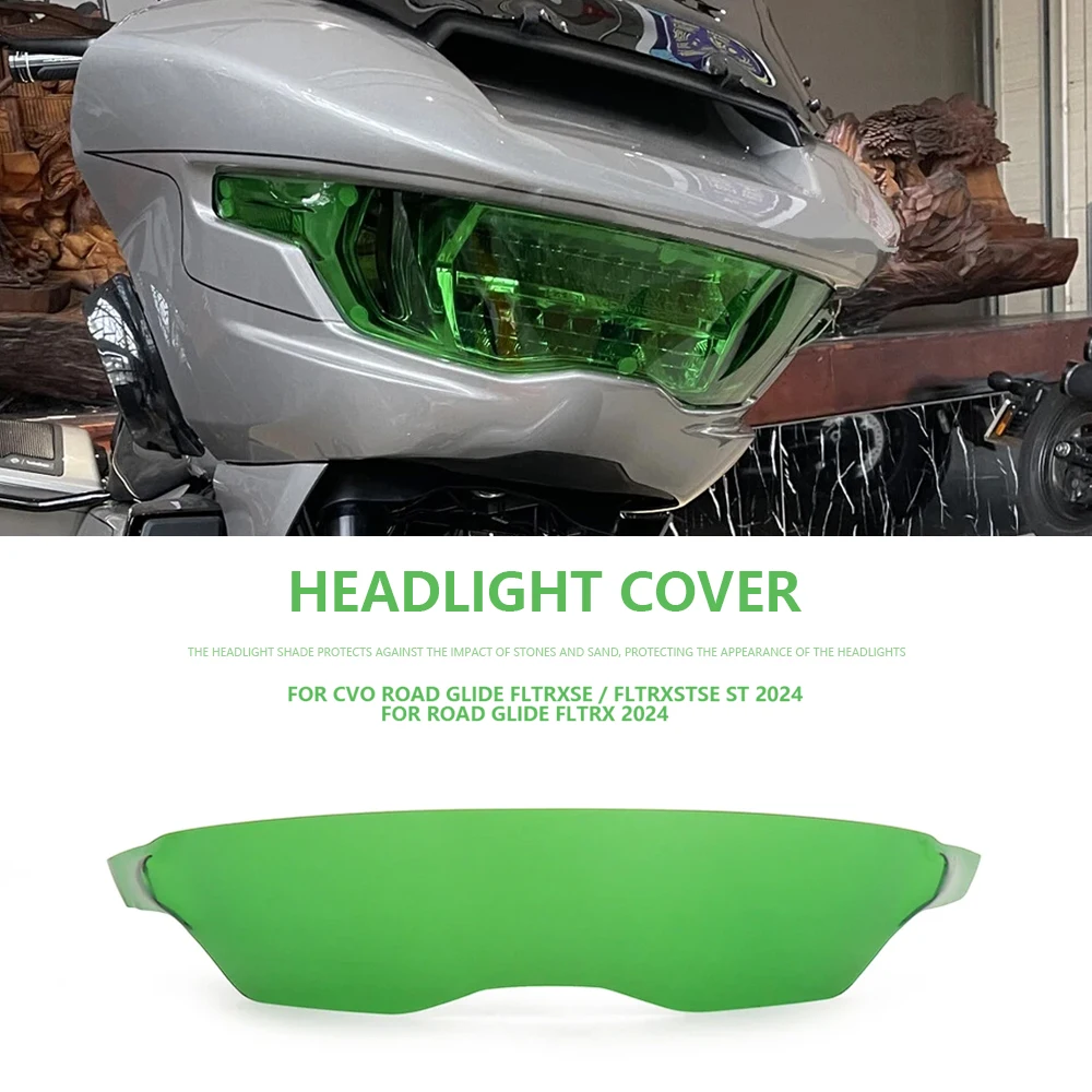 

Motorcycle Accessories Headlight Guard Front Headlamp Protection Cover For Harley CVO Road Glide FLTRXSE 2023 Road Glide ST 2024