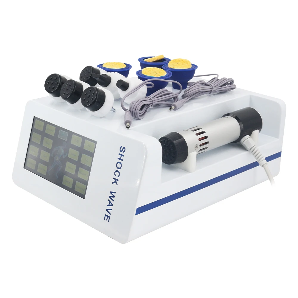 300MJ Physiotherapy Shockwave Therapy Machine EMS Shock Wave Massager For ED Treatment Relieve Body Pain Massager New Handle