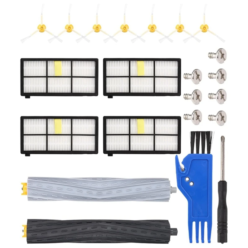 

Replacement Parts Compatible for iRobot Roomba Series 800 900, Brush Accessories for 866 871 880 890 960 966 971 976