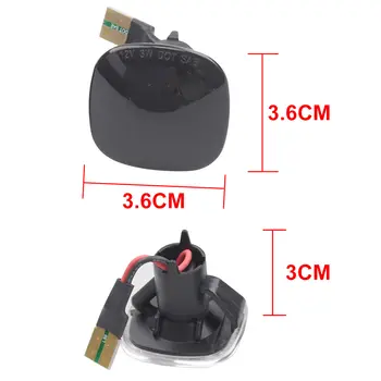 適用於Skoda晶銳/明銳 MK1/MK2、Audi A3/A4 B5/A8 和西雅特的 LED 動態側標誌燈轉向信號流水式轉向燈 8 最佳銷售 奧迪A4 B5改裝 - №2