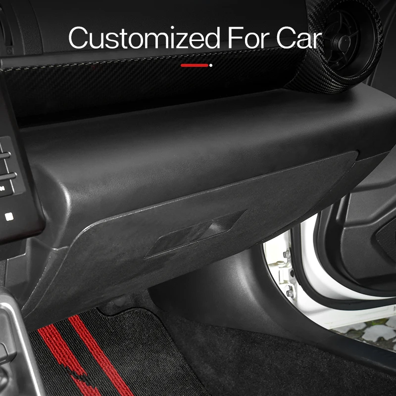 for Toyota GR86 Subaru BRZ 2022 2023 Compatible with Sticker Front Passenger Console Storage Box Panel Trim Strip Accessories