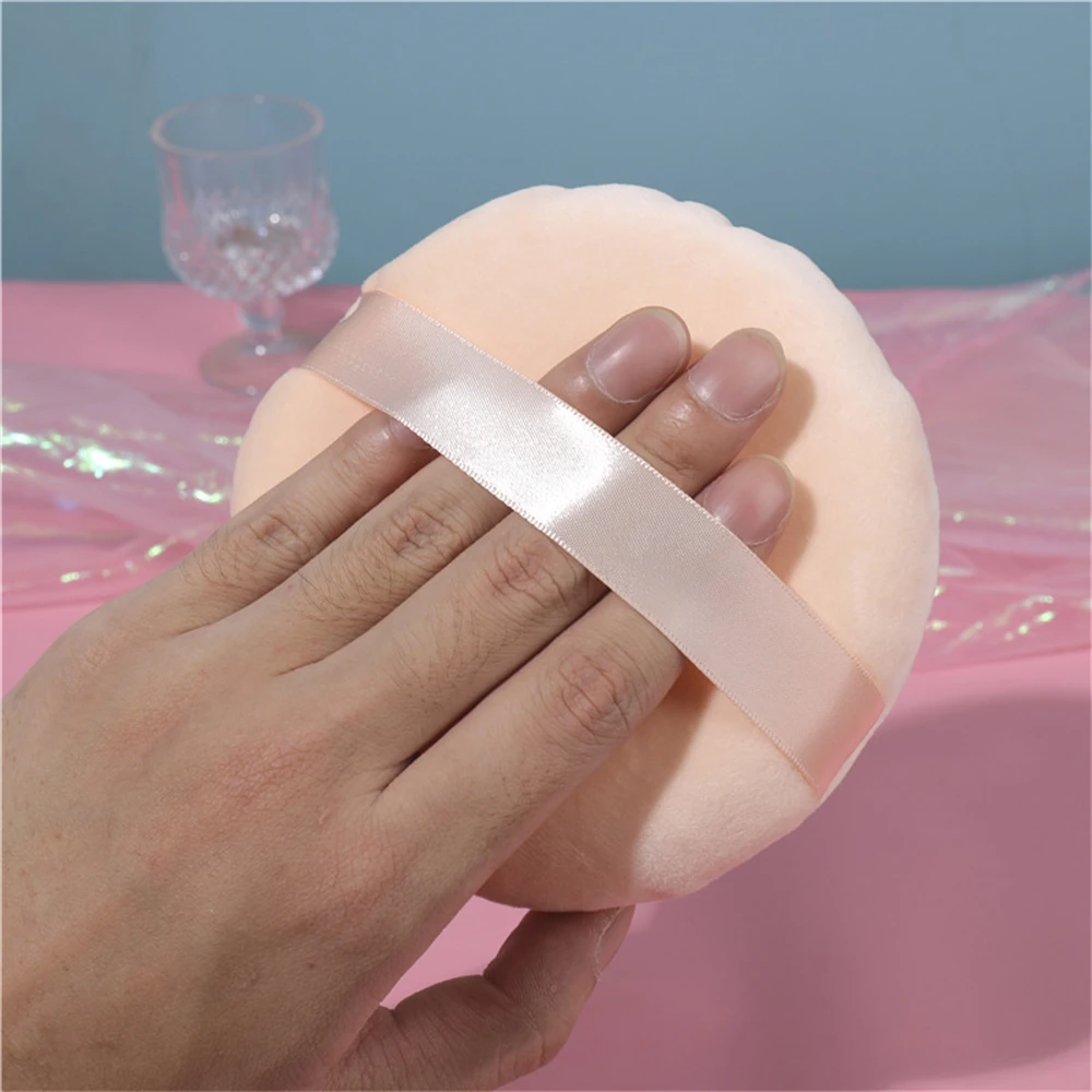 Esponja de maquillaje de gran tamaño, utensilio de esponja densa, húmedo y seco, no se come en polvo