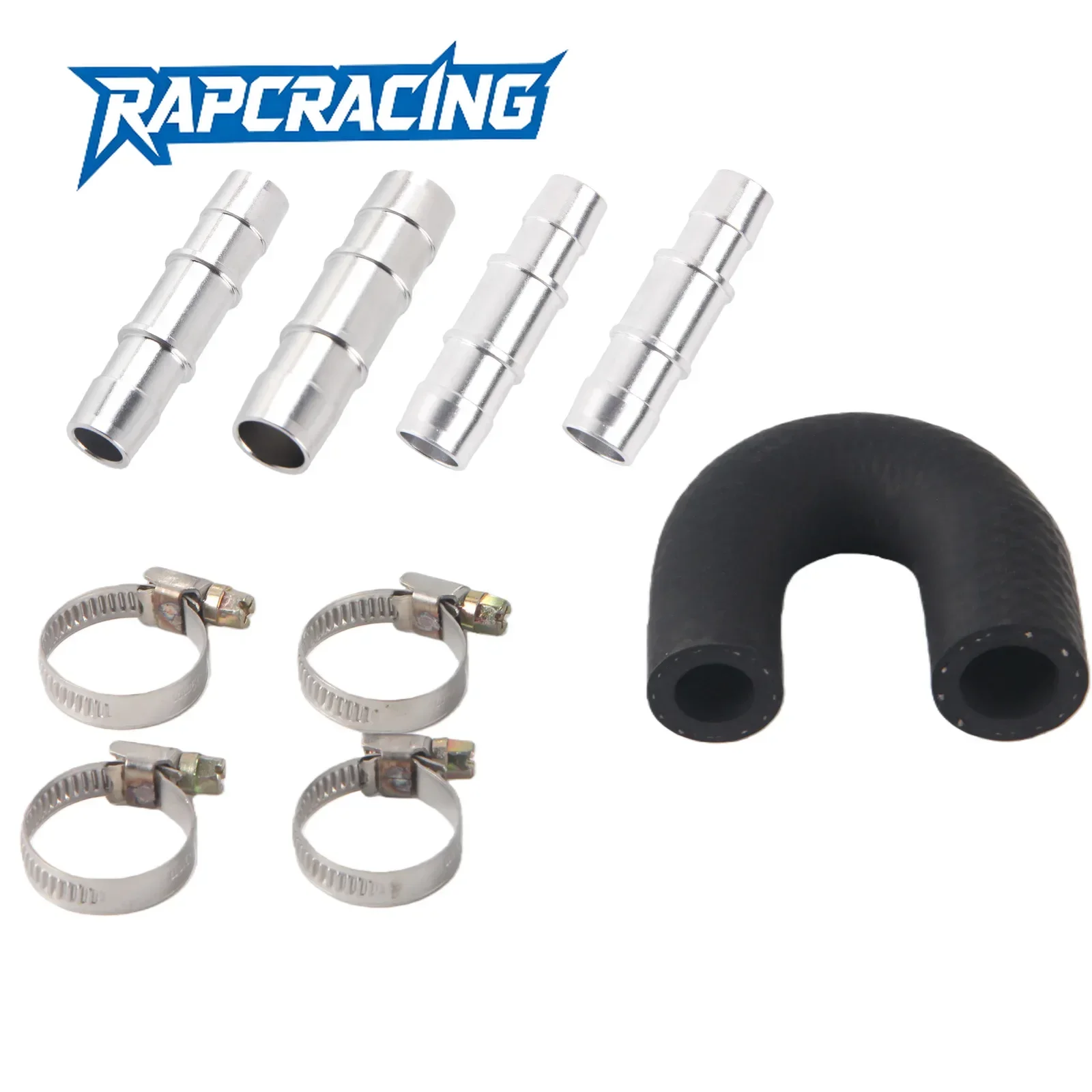 626-001 Billets Aluminum Engine Heater Core Bypass Kit with 5/8' 3/4' Hose Diameter Compatible with Most Common Heater Hoses