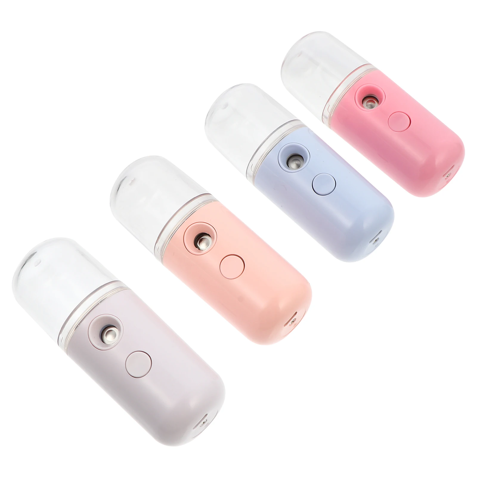 

4pcs Hydrating Instrument USB Rechargeable Facial Mister 30ml PC Water Tank ABS Body Face Humidifier Skin Moistener Beauty