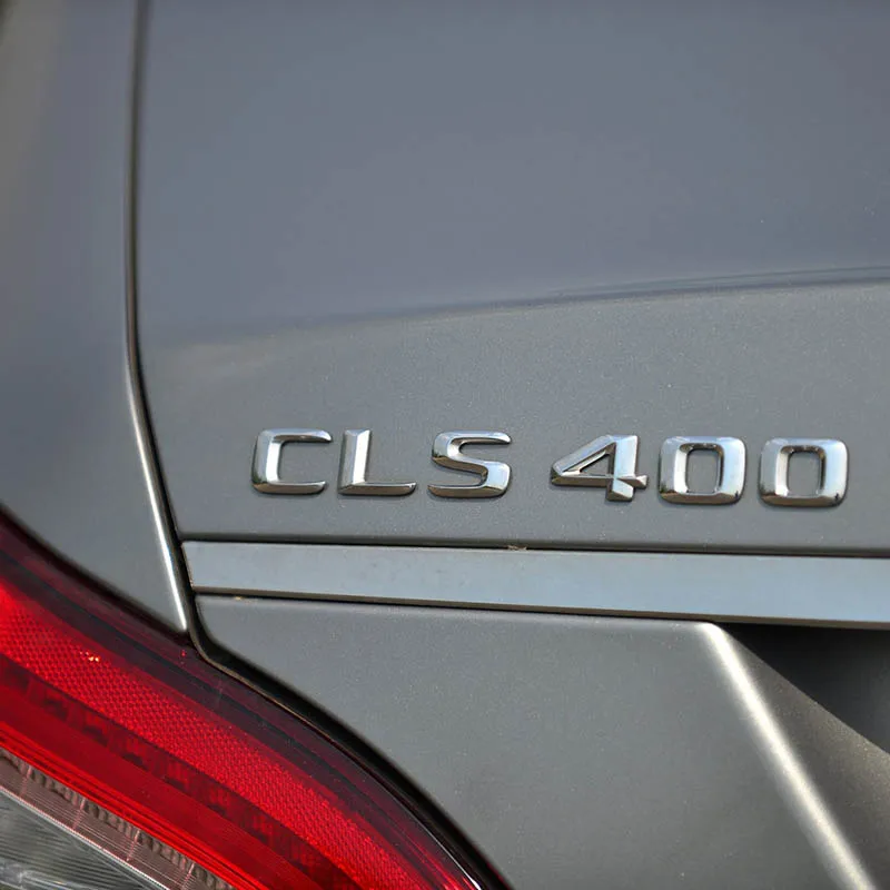 3D ABS Car Rear Trunk Emblem Badge Letters Sticker For Mercedes AMG CLS 63 260 320 400 450 600 4MATIC C219 C218 W218 Accessories - Image 5