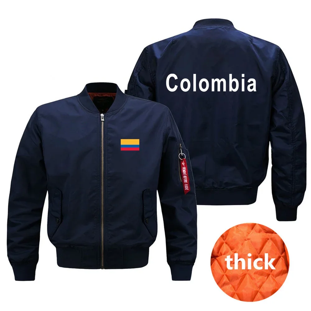 Funny Colombia Military Flight Aviation Men Ma1 Bomber Jacket Outdoor Windproof Man Baseball Coats