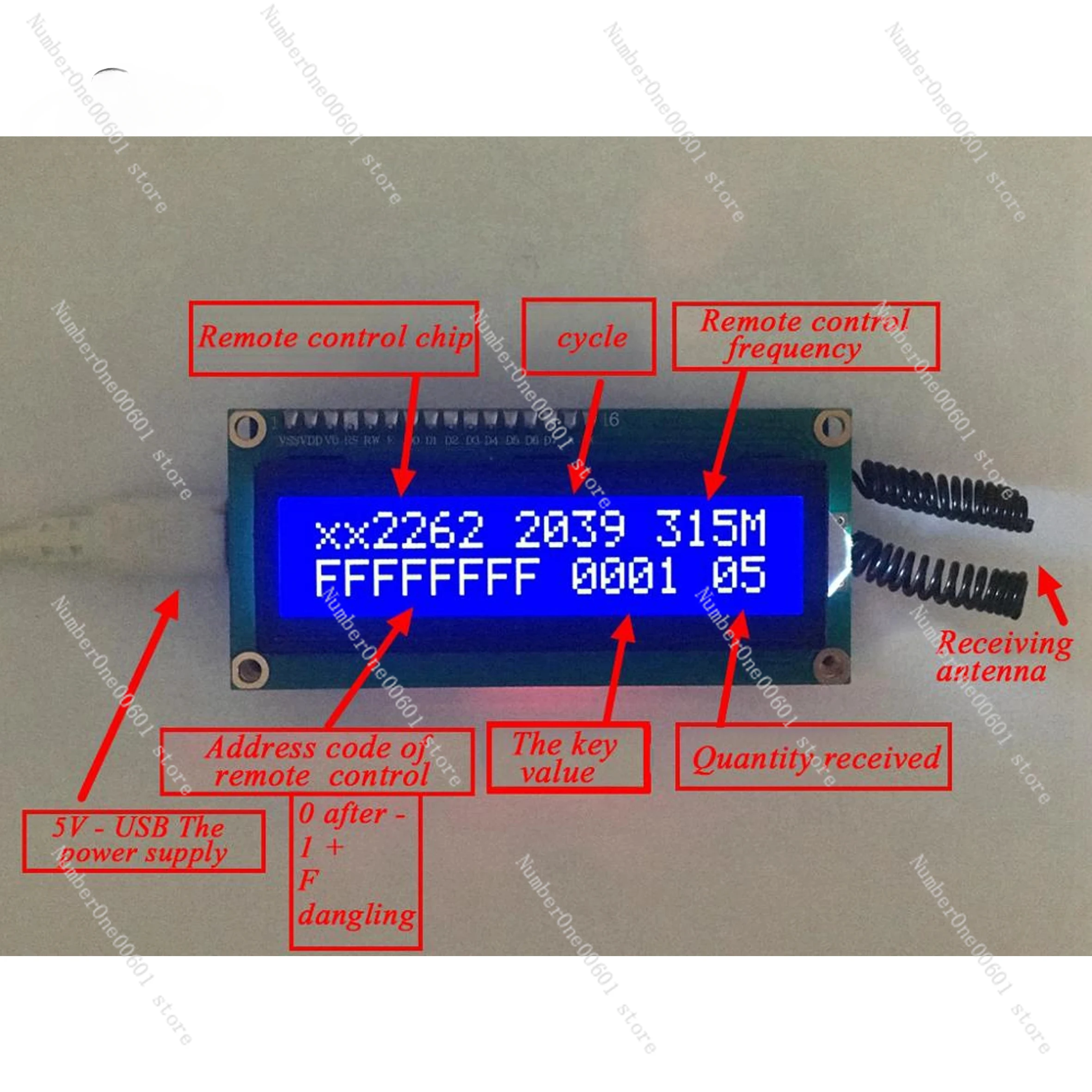 

315MHZ/433MHZ Remote Control Analyzer