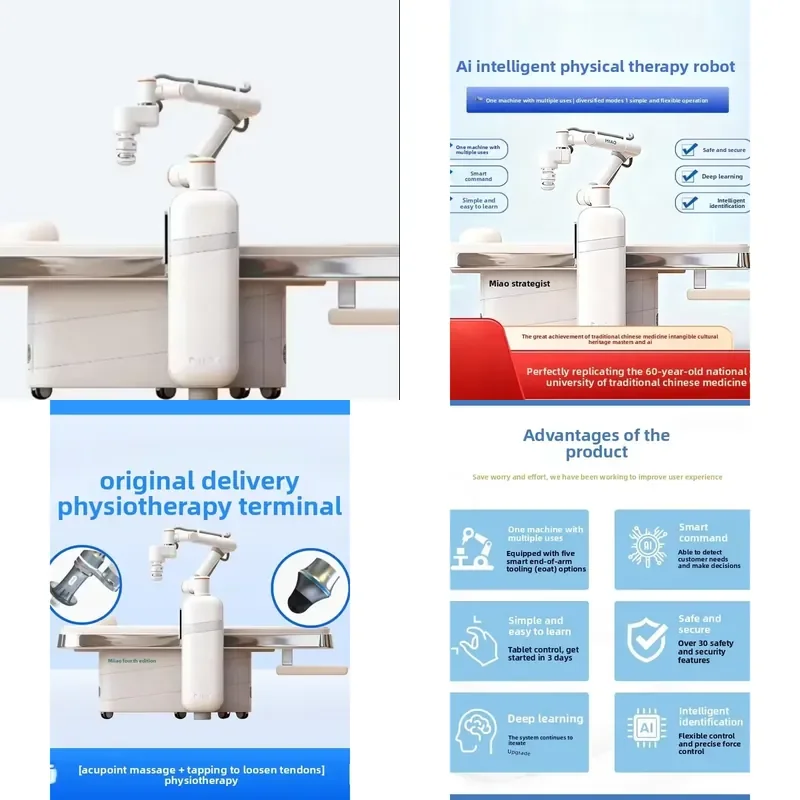 AI physiotherapy , manual wired control, bionic technology, physiotherapy, meridian muscle and tendon
