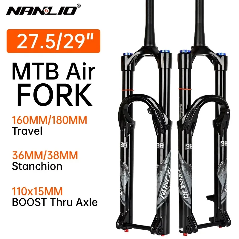 Вилка NANLIO X10 PRO Oil-Air MTB 27.5/29