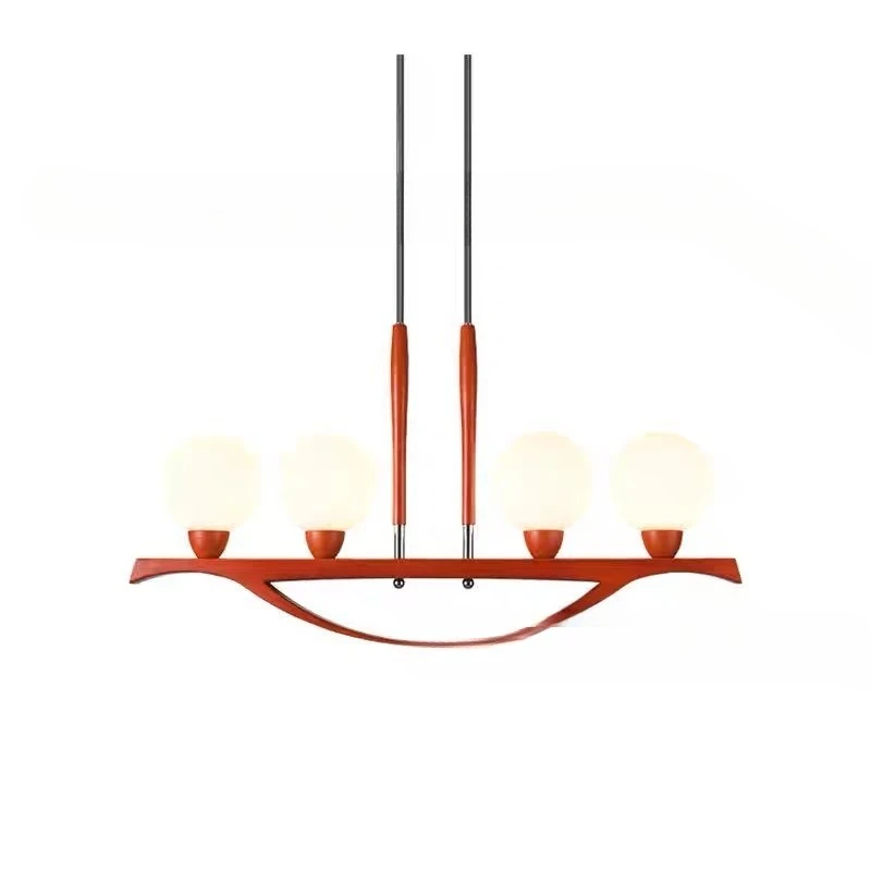 French light luxury living room restaurant cafe bar atmosphere decorative chandelier