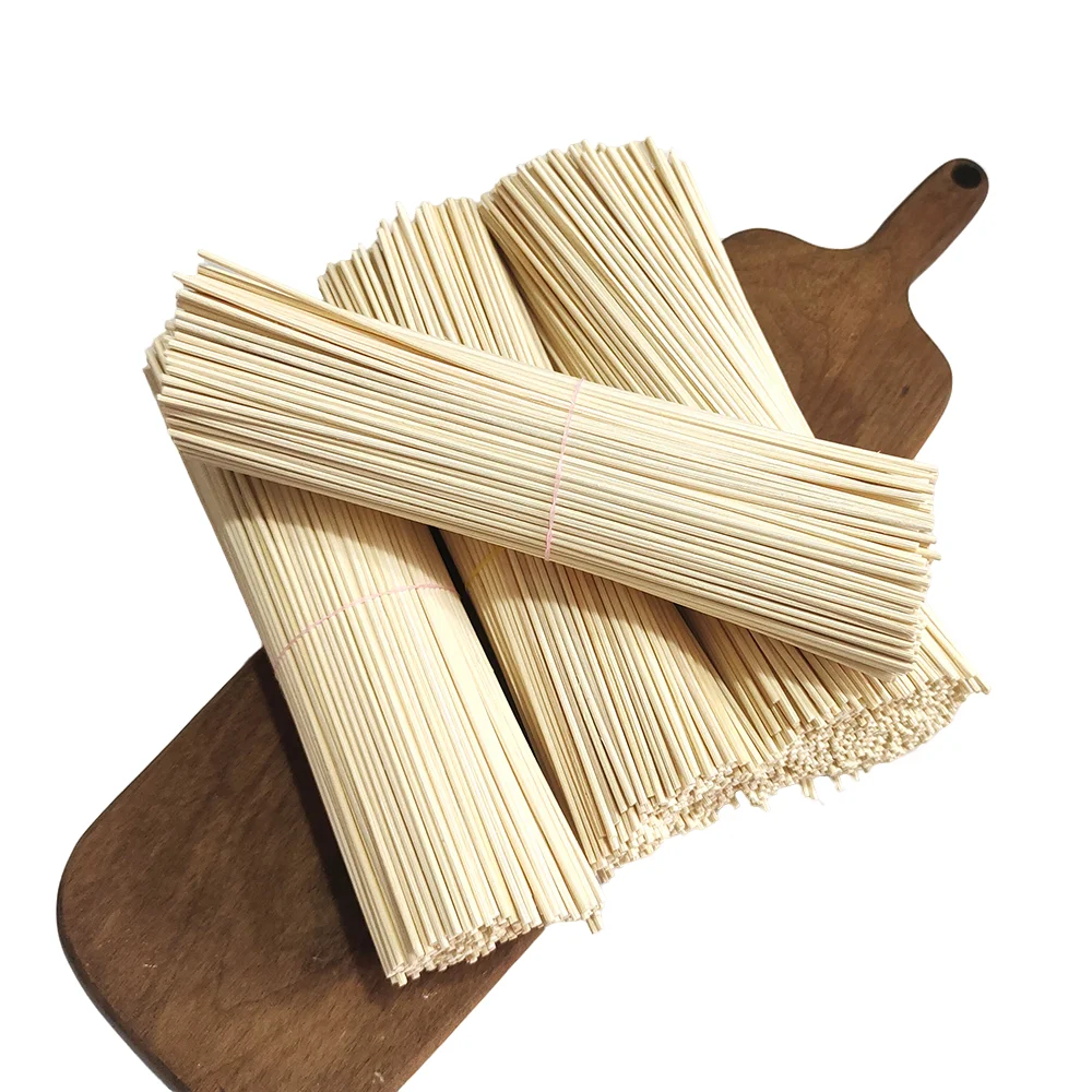 100pcs Length20cm Diameter 2mm Aroma Nature Rattan Sticks Reed Diffuser Sticks for Home Fragrance Oil Air Freshener Reed Sticks