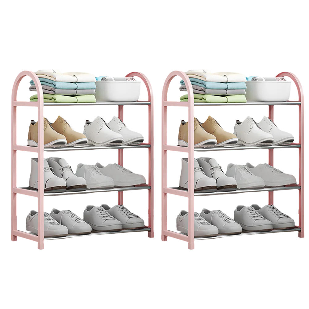 

Shoe Rack, Shoe Cabinet For Entrance And Front Door Entrance 4 Tier Shoe Cabinet, Easy To Install