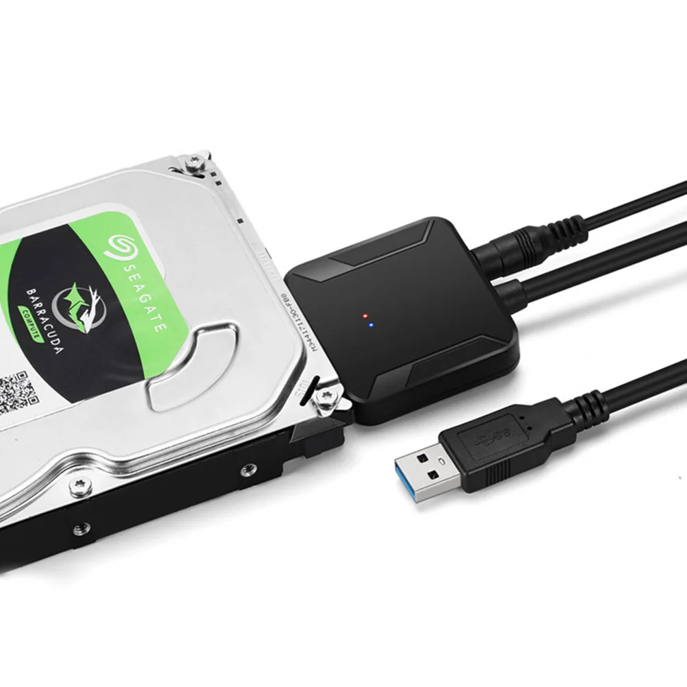 

to USB Converter Cable External Hard Disk Universal Adapter Data Transfer Converter for 2.5 Inch Hard Drive (Black)