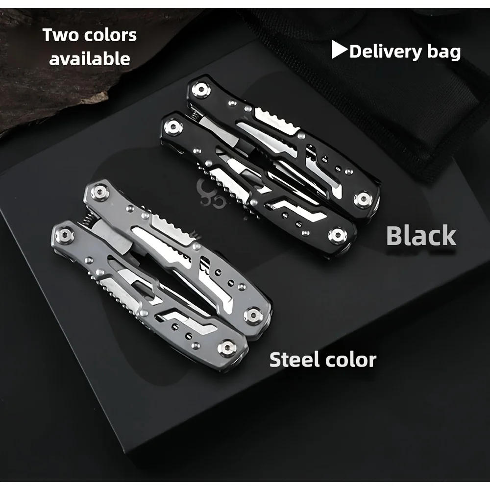 Stainless Steel Multi-tool Pliers Outdoor Combination Knife Pliers Folding Portable Multi-purpose Pliers Tools image 6