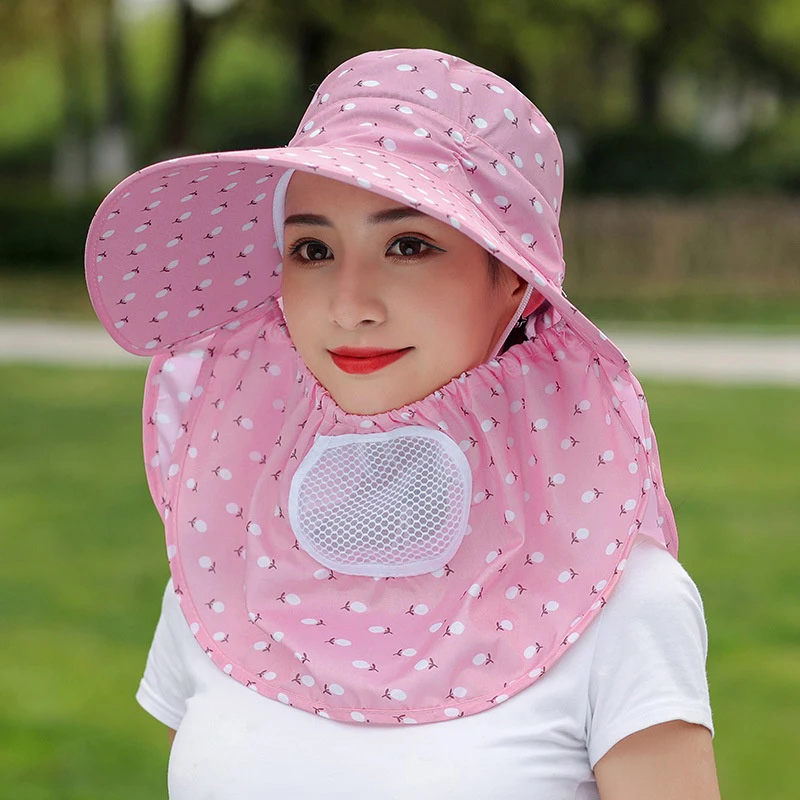 Women's Summer Hat Cover Front Breathable And Uv Resistant Cycling Sun Hat