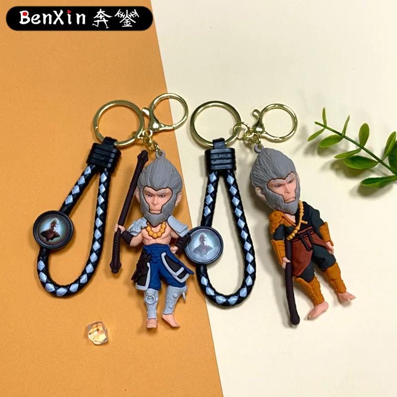 Ciondoli portachiavi Minso Doll, ornamenti portachiavi per auto con coppia di cartoni animati, piccoli regali per bambini