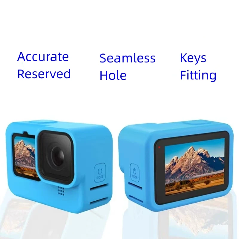 For Gopro9 Camera Silicone Cover Hero10 Sports Camera Protective Cover Hero9 Lens Cover Accessory Cover