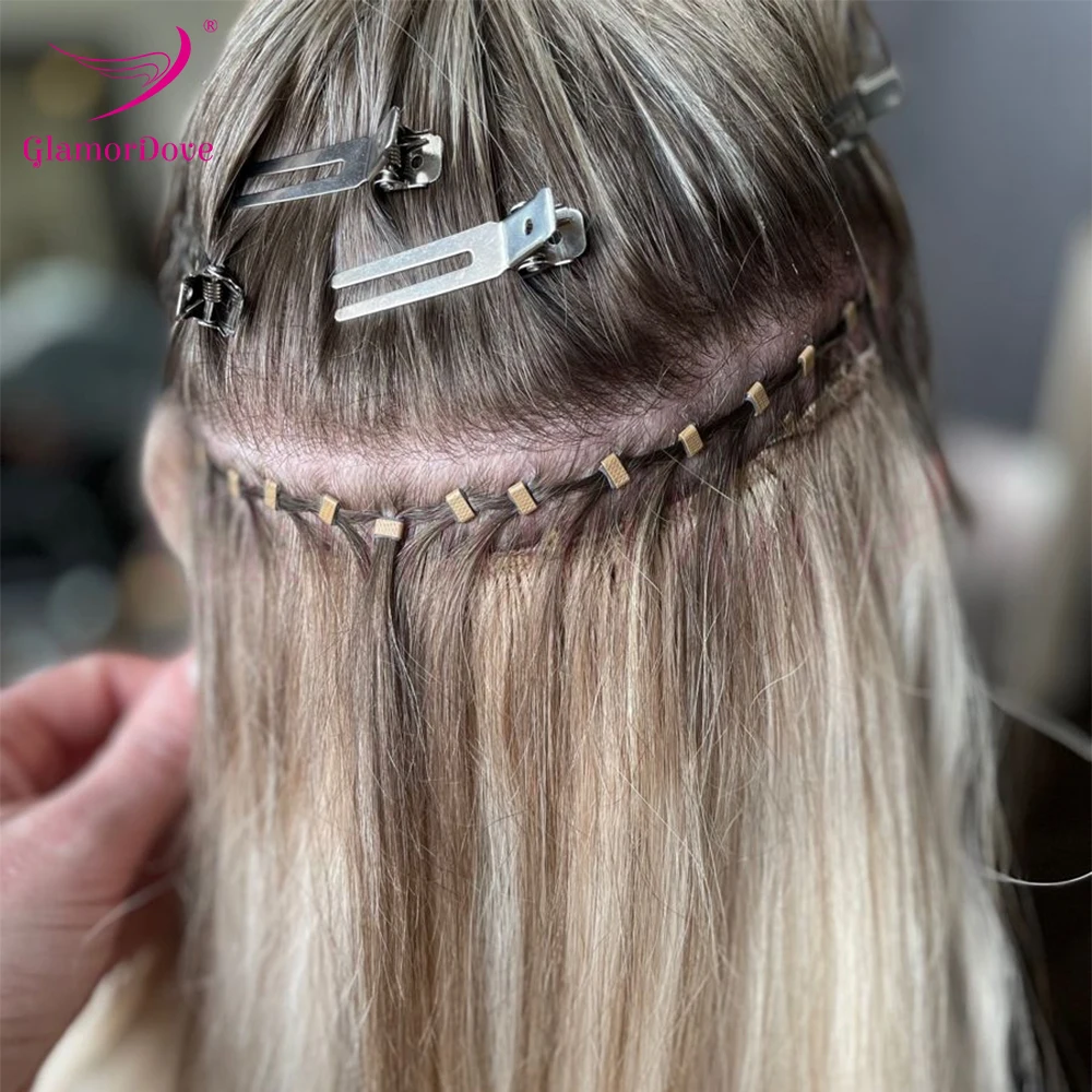 GlamorDove 1000 Stück 4 mm Mikroringe für Haarverlängerungen, Mikrolinks für Haare, mit Silikon ausgekleidete Haarverlängerungsperlen, Werkzeuge, Zubehör – Detail 16