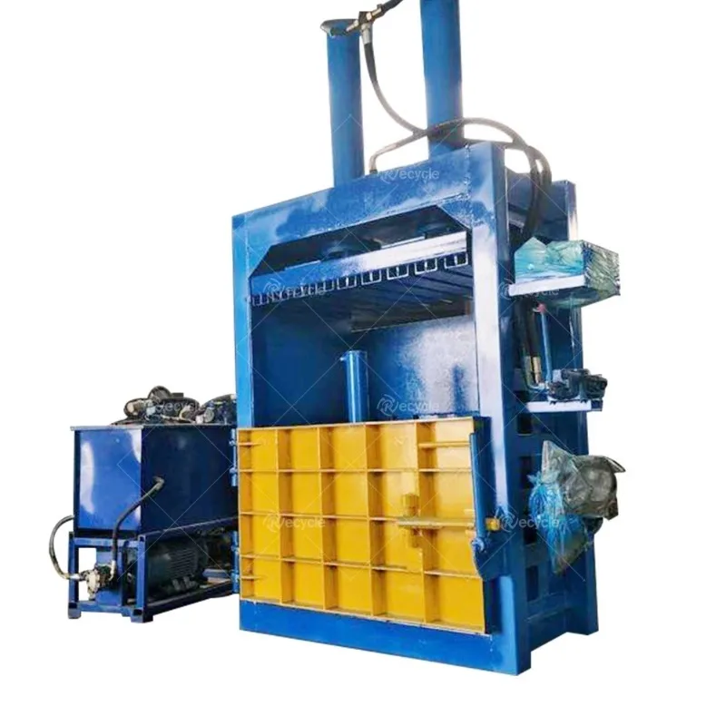 Cost-Effective Semi Automatic Waste Paper Hydraulic Baler Machine Vertical Baling Press Machine