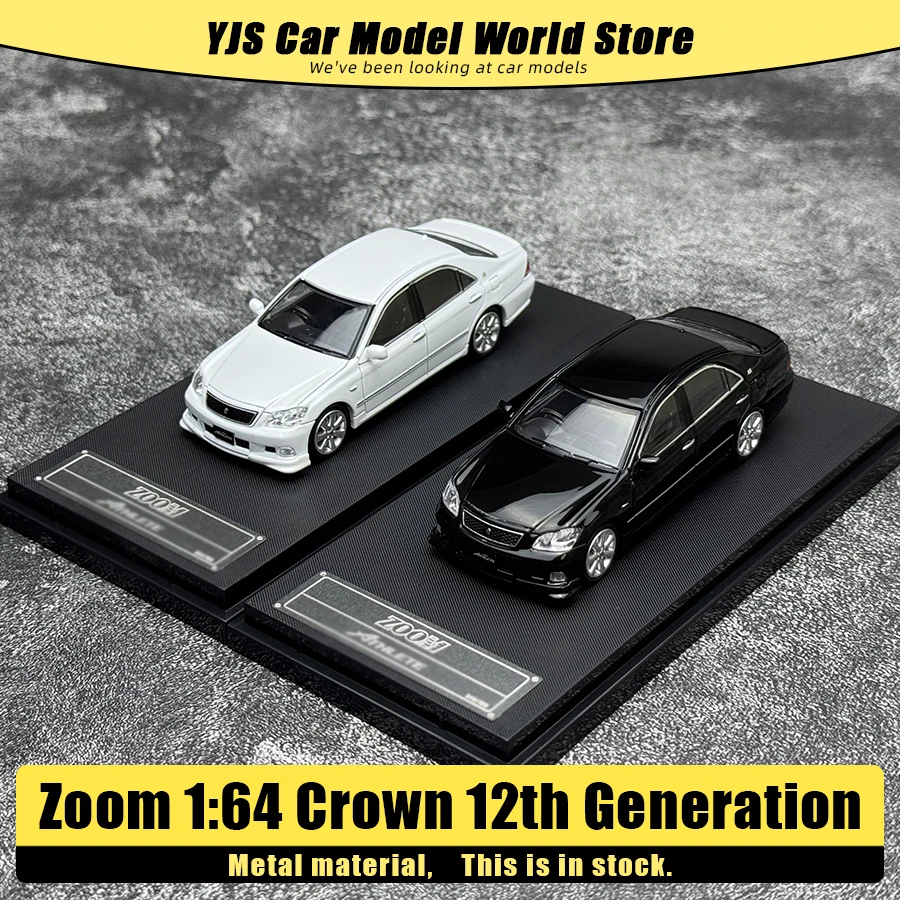 ZOOM 1:64 Crown modelo de coche de metal de 12. a generación colección regalo