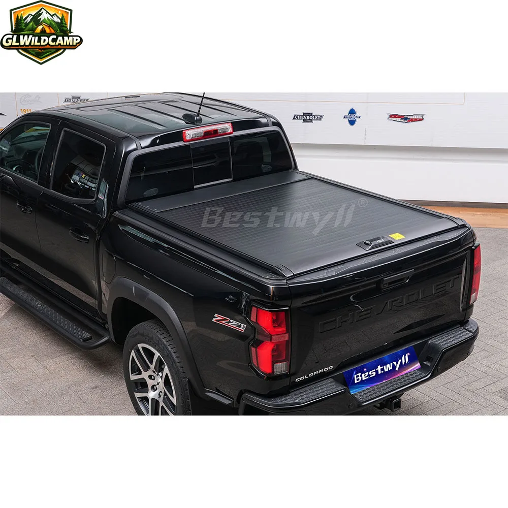 Wholesale Retractable Roll-up Back Covers Roller Shutter Lid Manual Pickup Truck Bed Tonneau Cover for Chevrolet K21