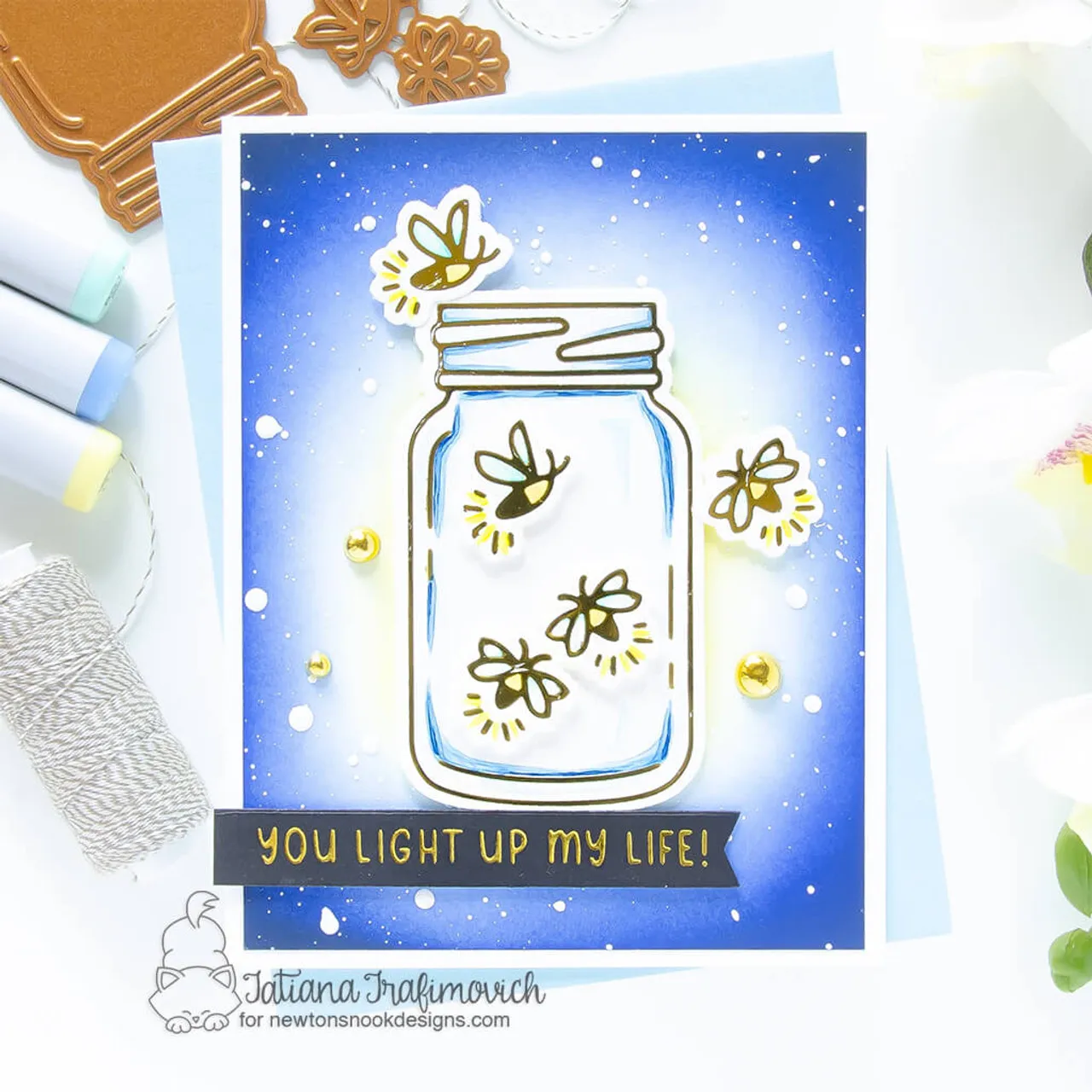 Without Stamps for Scrapbooking Paper Making Fireflies Hot Foil Plate & Cutting Dies Frames Card Crafts view 2