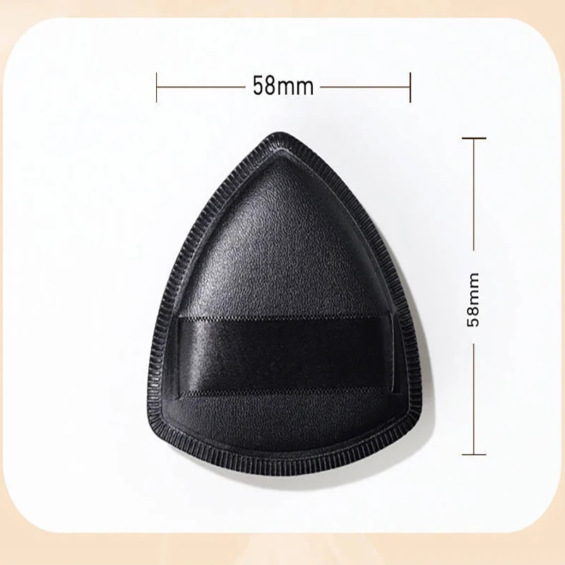 5PCS Cushion Makeup Puff Wet/Dry Foundation Makeup Tools Washable Soft Triangle Facial Beauty Sponge Triangle Velvet