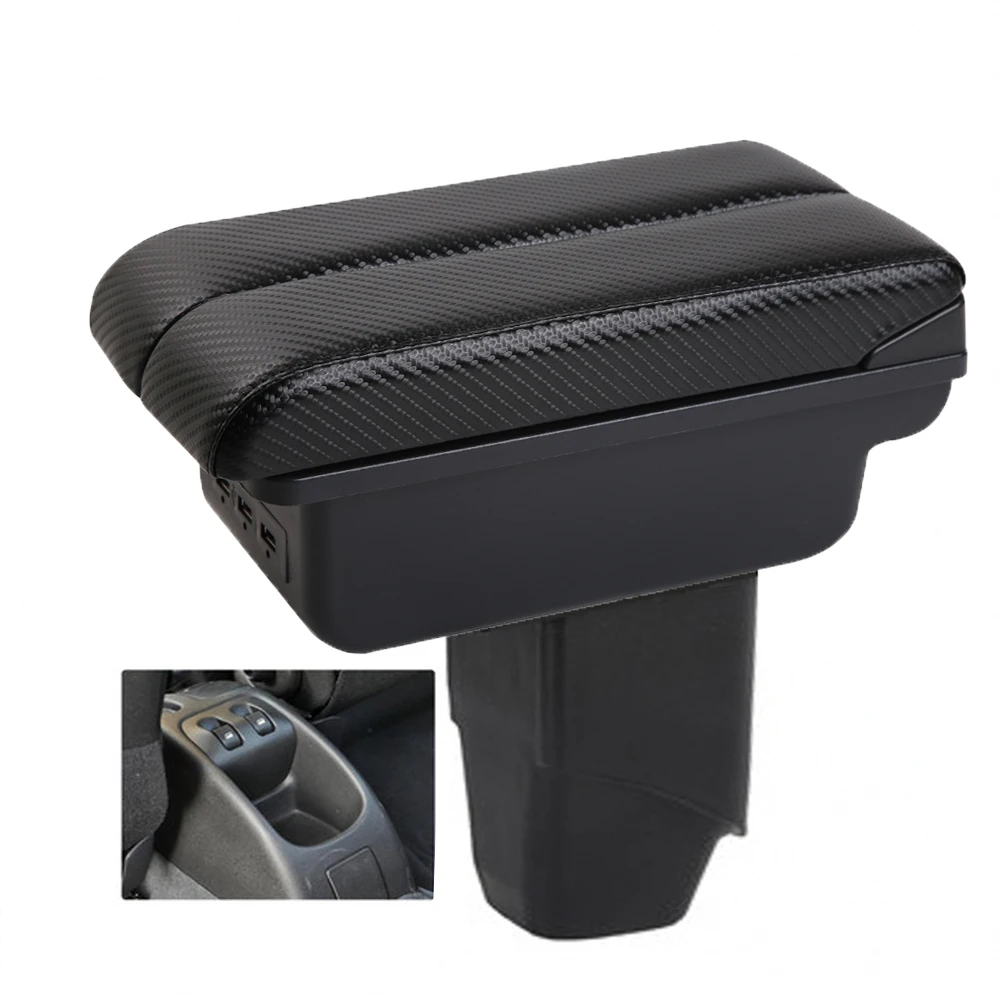 

For Car Peugeot 206 Armrest box central armrest storage box elbow support for drivers and passengers