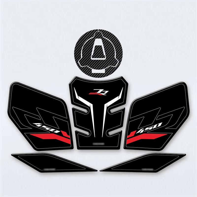 ل KOVE 450RR 450 RR 450-RR دراجة نارية مكافحة زلة خزان وسادة وسادة مطاطية الجانب الغاز قبضة الركبة ملصق حامي ملصق مائي اكسسوارات #3