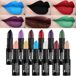 Lipstick Dark Lipstick White Nude Vampire Olive Green Black Purple Halloween Creative Makeup Retro European and American Style L