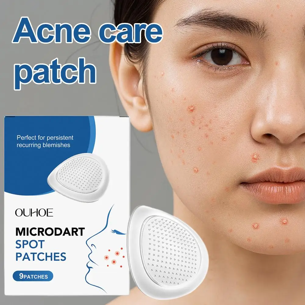 9 patches Anti-ance Patch Hydrocolloid Ance Patch Microneedle Skin Care Professional Invisible Acne Acne Absorbing Patch Healing