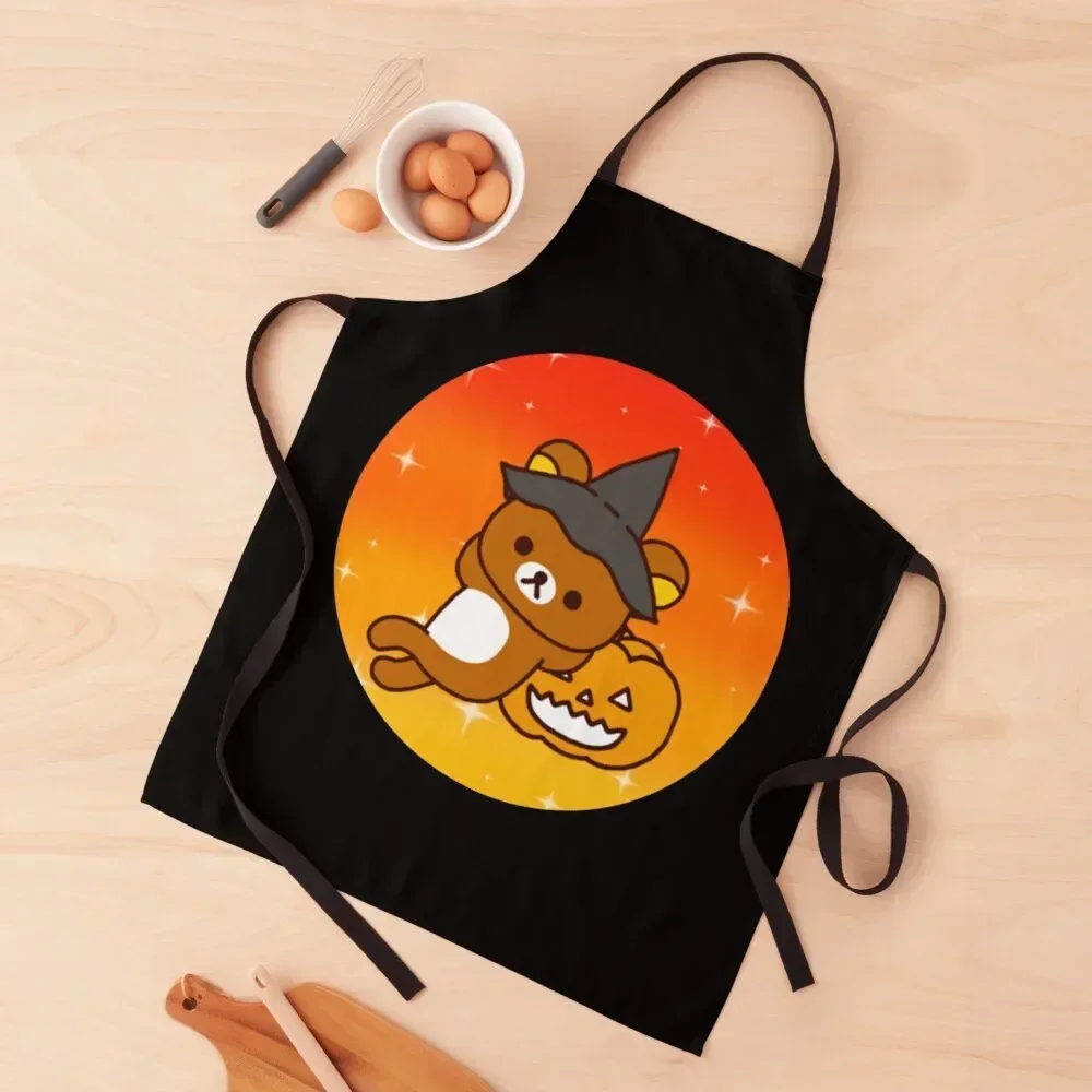 

Rilakkuma halloween Apron Art cookings for women Kitchen Front home women Apron