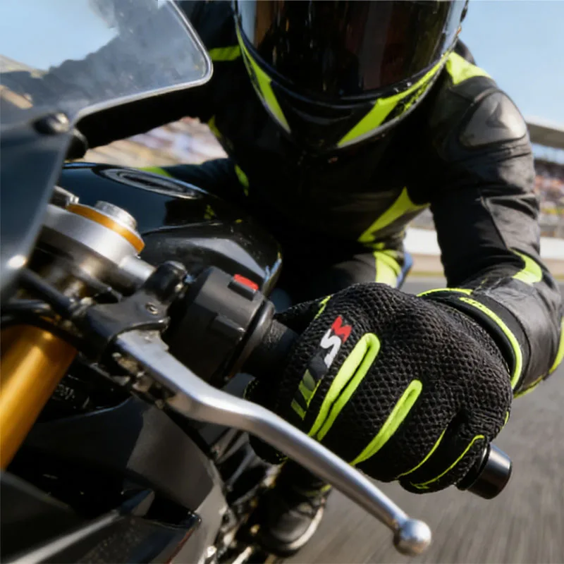 

Летние сетчатые мотоциклетные перчатки LS2, одобренные CE, дышащие перчатки для мужчин и женщин, аксессуар для мотоциклов, MTB, велосипедов и велоспорта