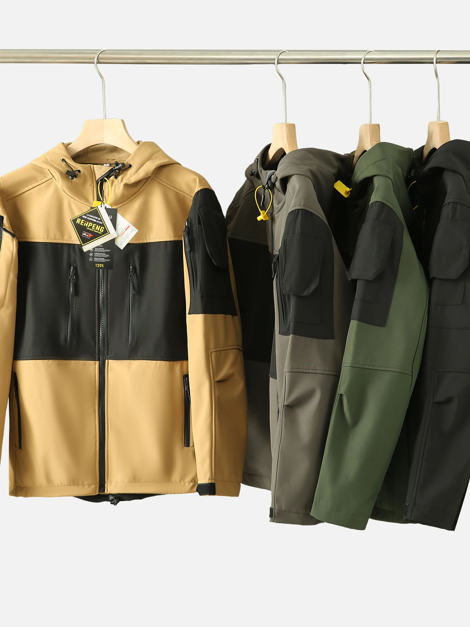 

Мужская демисезонная куртка с подкладкой, ветрозащитная, водонепроницаемая, теплая, для активного отдыха, серия Fly Animal