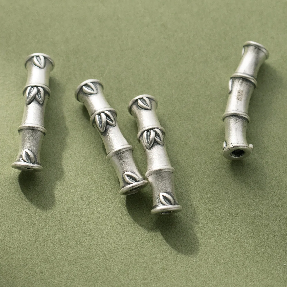 

1 шт./лот 999 чистого серебра винтажные бамбуковые бусины 27 мм Веселые браслеты ручной работы/браслеты серебряные разделители DIY ювелирные изделия ожерелье труба