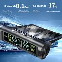 Upgrade Solar Tire Pressure Monitor TPMS Wireless Tire Pressure Car SUV Device