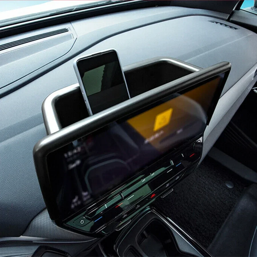 ل VW ID.4 CROZZ ID3 2021 - 2022 وحدة التحكم لوحة القيادة صندوق تخزين خلفي ABS المنظم توافدوا صينية لهواتف السيارات نظارات #5