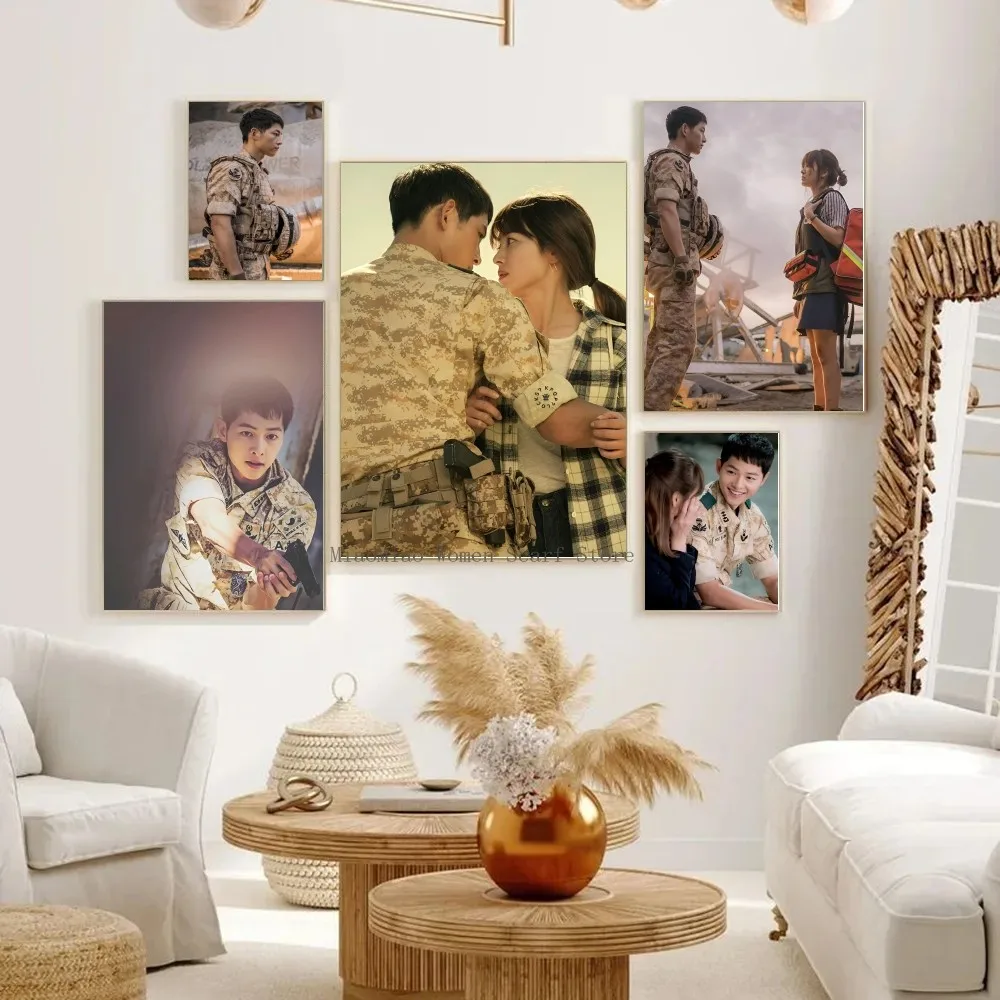 1pc Descendants of the Sun Song Joong-ki Poster Paper Print Home Living Room Bedroom Entrance Bar Restaurant Cafe Art Painting