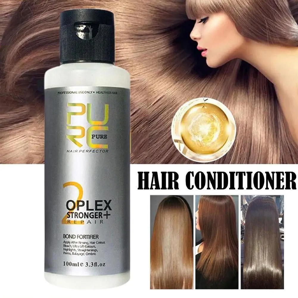 Haar glättung Leave-In Conditioner glatte Behandlung Essenz Parfüm elastisches Haar Leave-In Haars pülung Pflege 100ml