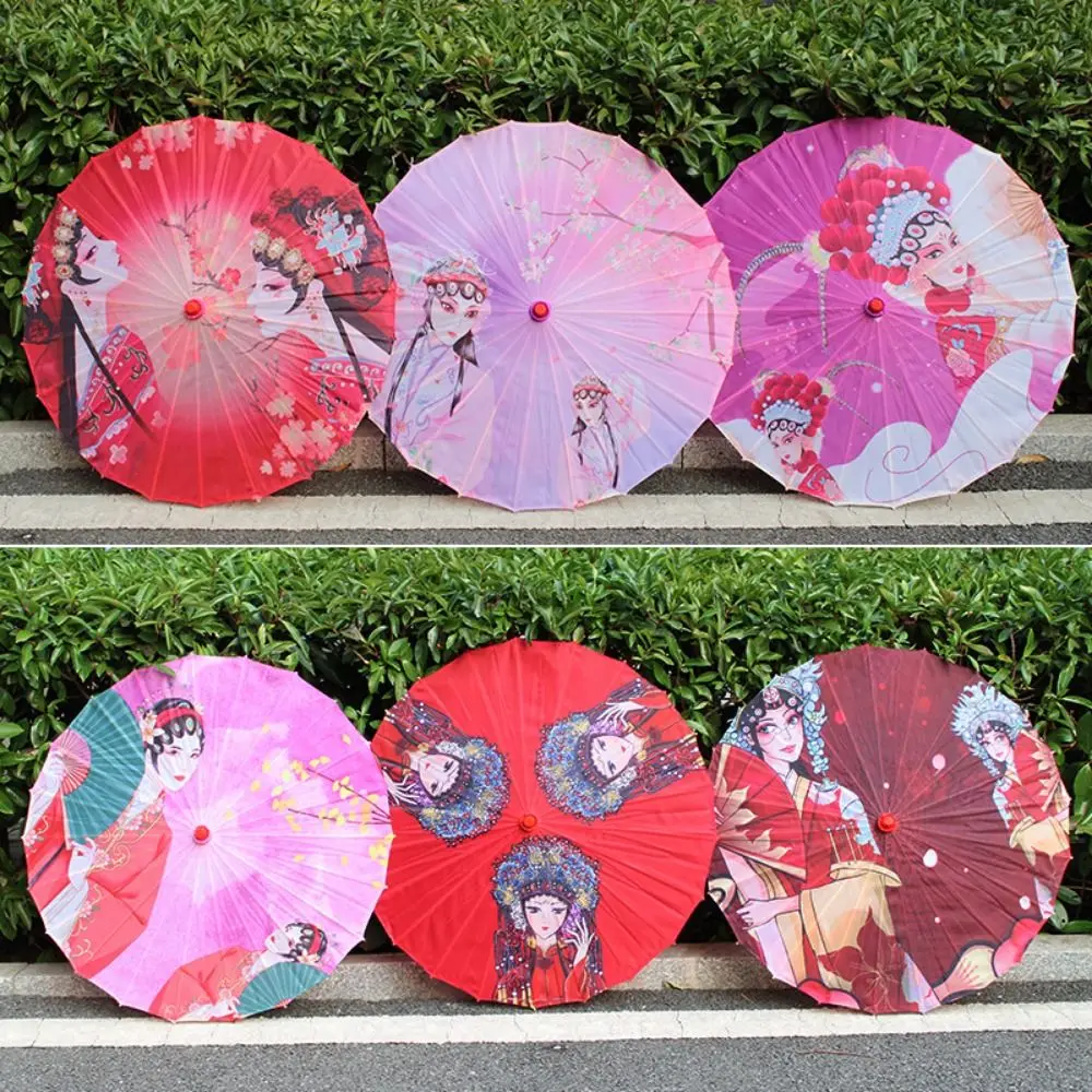 جديد الصينية العتيقة نمط مزيتة ورقة مظلة 56 سنتيمتر 10 ألوان مظلة الزخرفية أداء الرقص مظلة أداء الرقص