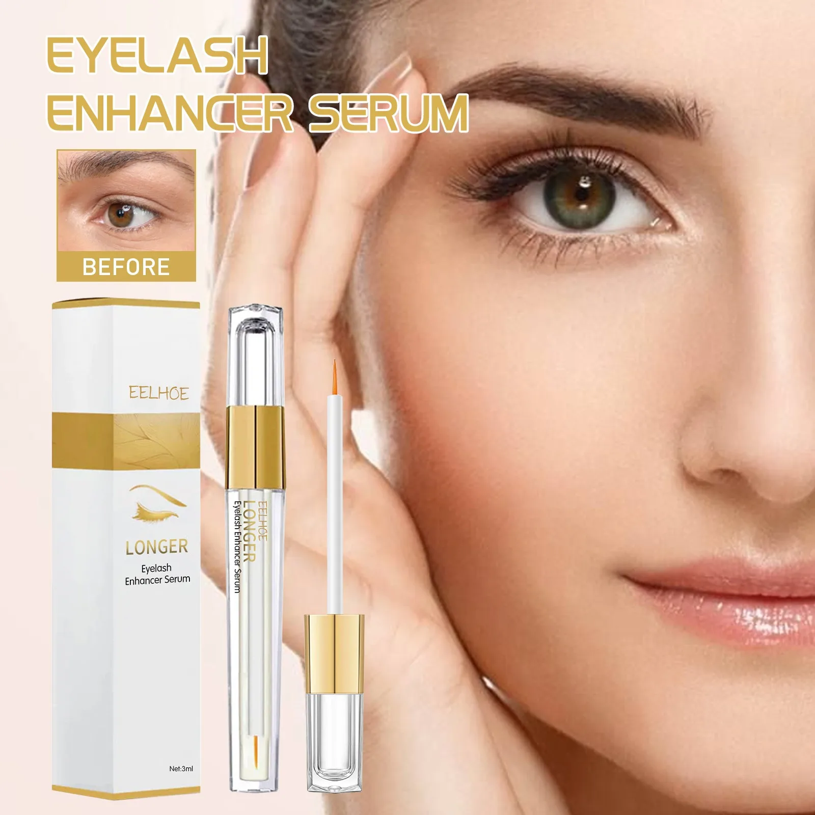 Rápido cílios crescimento soro Enhancer, Lash Lift, mais longo sobrancelha Enhancer produto, Fuller Thicker Lashes