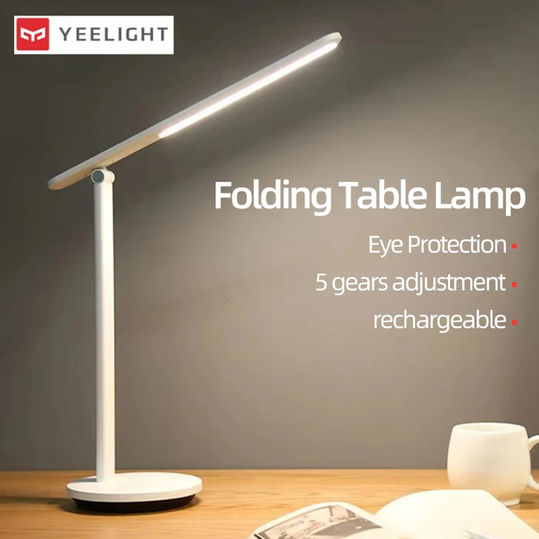 

Складная настольная лампа Yeelight Z1 Pro, светодиодные настольные лампы для домашнего интерьера, зарядка типа C, перезаряжаемая лампа для чтения с защитой глаз