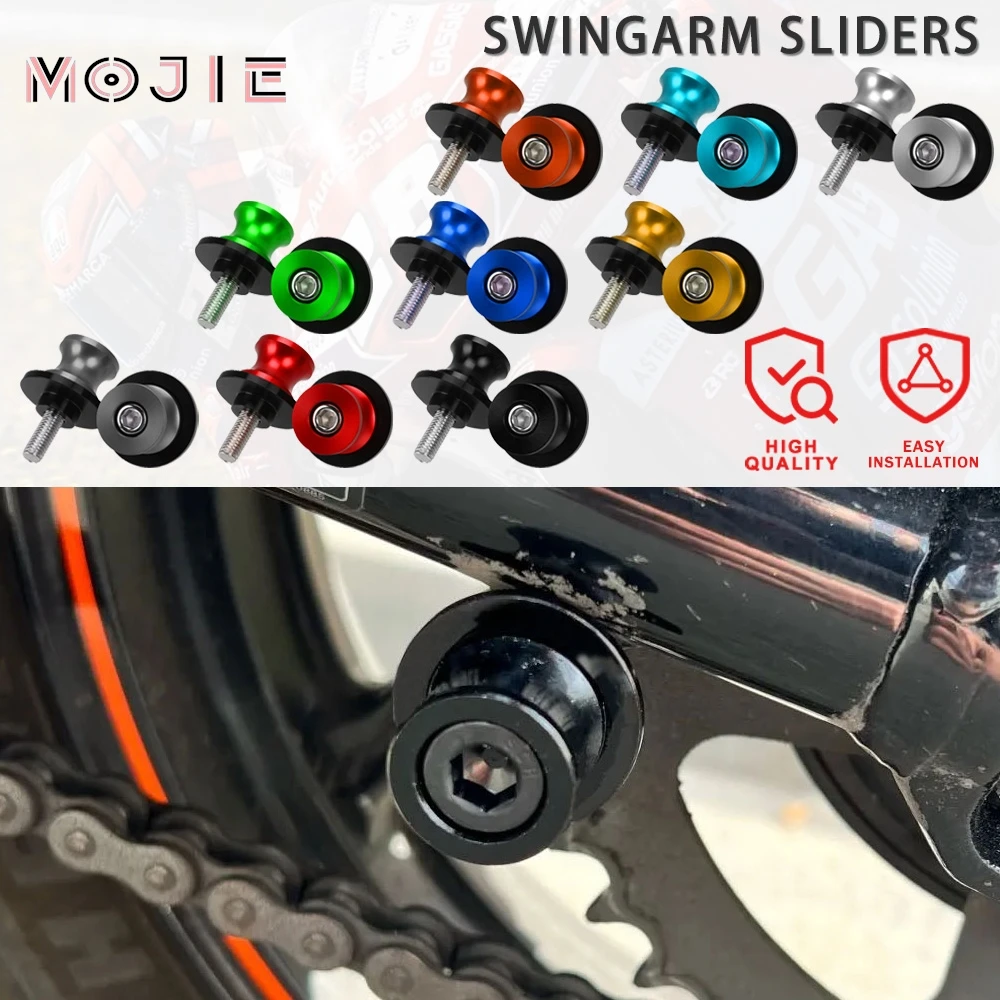 

For YAMAHA YZF R1 CNC Motorcycle Swingarm Spools Slider Swing arm Stand Screws 1999-2018 2003 2004 2005 2006 2007 2008 2009 2010
