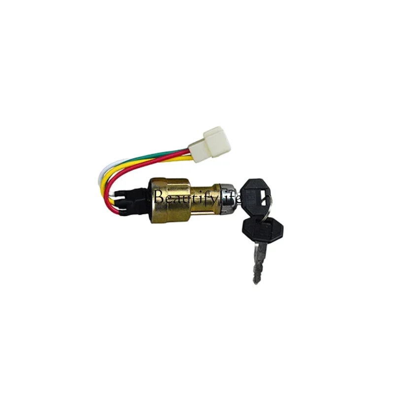 

Forklift Ignition Switch Starting Lock Electric Door Switch Forklift Accessories Complete Collection Starting Key