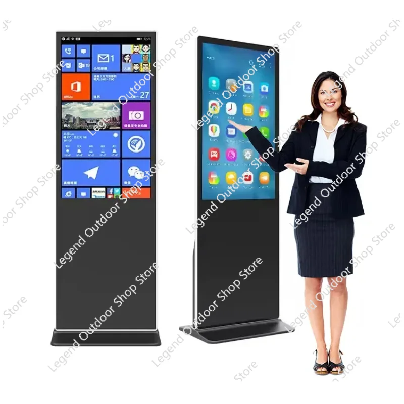 

43 49 55 65 75 85 Inch Screen High Definition LCD Floor Standing Display Signage Advertising Kiosk For Retail Store