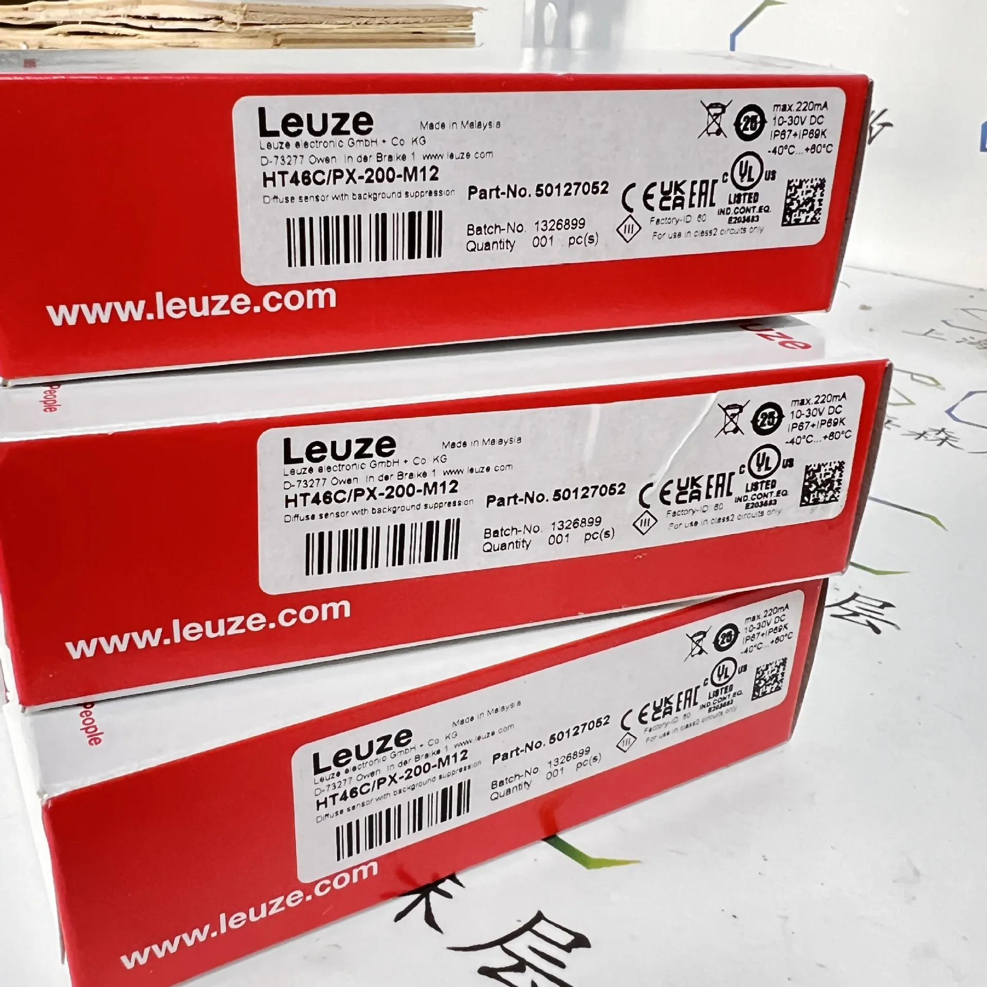 

2025 Leuze connection cable KD U-M12-4W-P1-020-3DP Shanghai Senlayer special spot