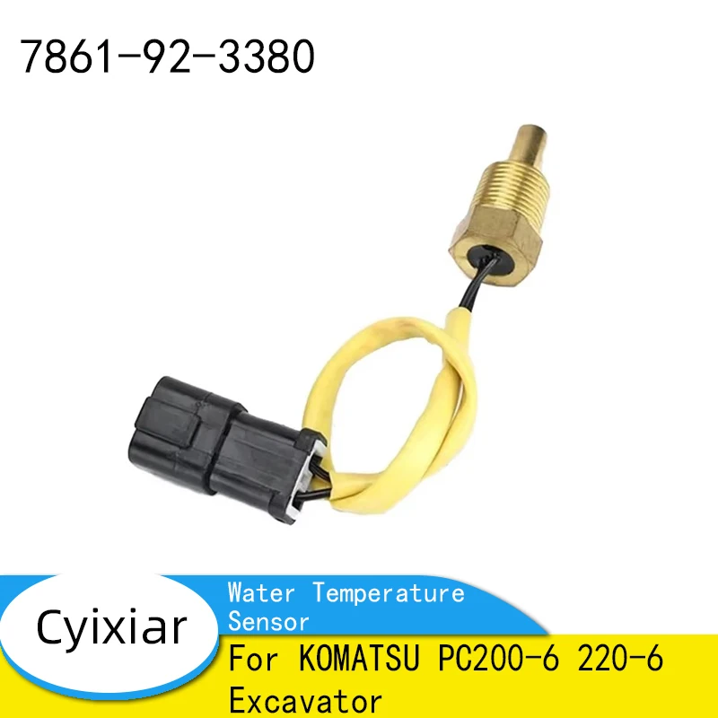 7861-92-3380 Water Temperature Sensor For KOMATSU PC200-6 220-6 Excavator 7861923380