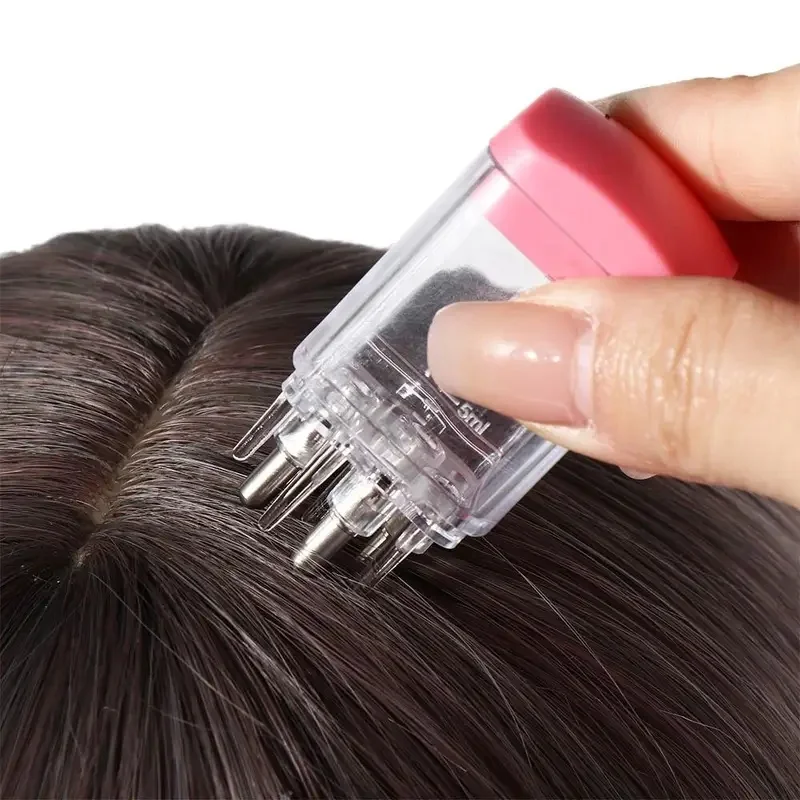 1/2/3/4pcs Anti Hair Loss Scalp Applicator Comb Mini Portable Drug Delivery Oil Bottle Carry At All Times Good For Hair Growth
