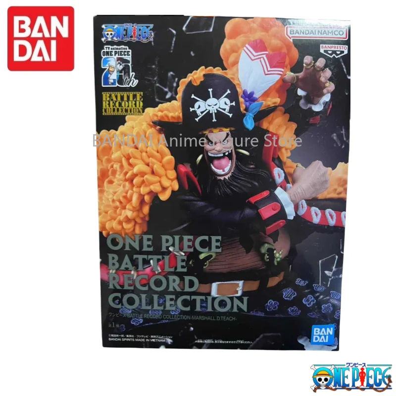 En Stock, Original Bandai Banpresto, One Piece BRC Battle Moment, Personaje de Barbablanca Marshall D. Teach, Figura de Anime, Juguete de Regalo