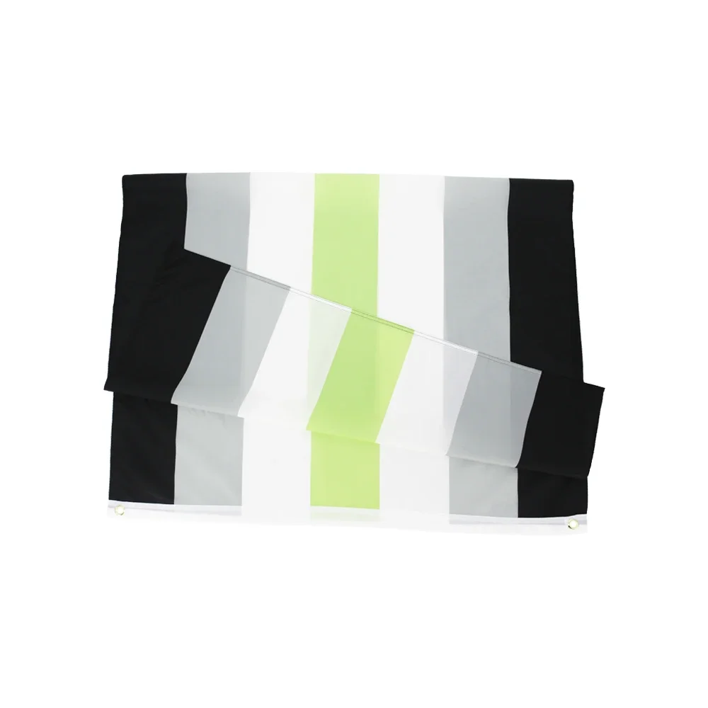JimonFlag Agender Gay Pride Rainbow Flag 60x90cm 90x150cm Diverse Gender Expression Pride LGBTQ+ Decorative Artwork